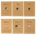 Zodiac Sign Necklace ✨ – Waterproof Astrology Pendant