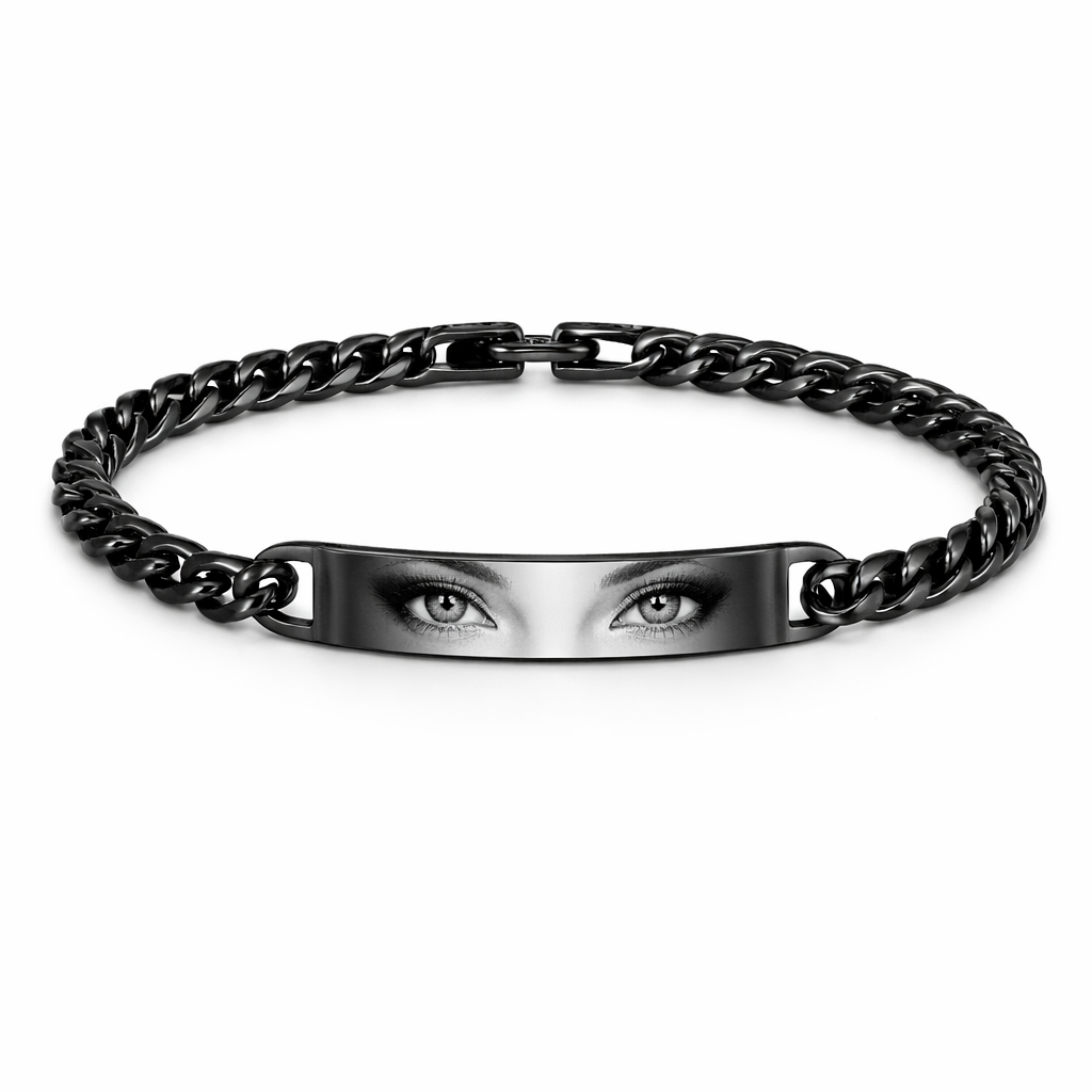 Custom Eyes Bracelet 👁️ + Free Initial Ring 🎁